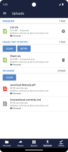 اسکرین شات 6 برنامه ownCloud