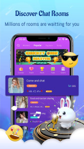 اسکرین شات 3 برنامه OyeTalk - Live Voice Chat Room