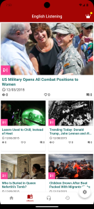 اسکرین شات 2 برنامه English Listening - 6mins