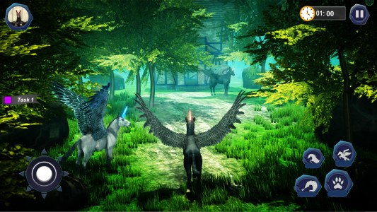 اسکرین شات 2 بازی Flying Horse Simulator 2024