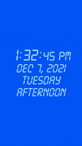 اسکرین شات 4 برنامه Digital Clock : Bed/Desk Clock