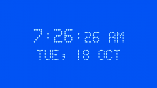 اسکرین شات 7 برنامه Digital Clock : Bed/Desk Clock