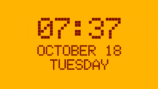 اسکرین شات 5 برنامه Digital Clock : Bed/Desk Clock