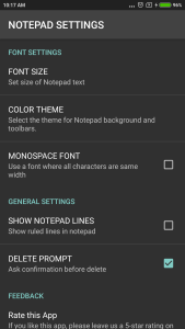 اسکرین شات 5 برنامه NOTEPAD