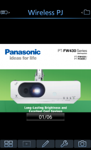اسکرین شات 6 برنامه Panasonic Wireless Projector