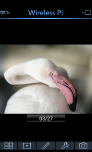 اسکرین شات 1 برنامه Panasonic Wireless Projector