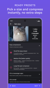 اسکرین شات 3 برنامه Panda Video Compress & Convert