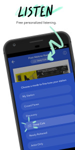 اسکرین شات 1 برنامه Pandora - Music & Podcasts