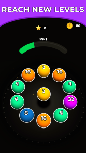 اسکرین شات 5 بازی Roll Merge 3D - Number Puzzle