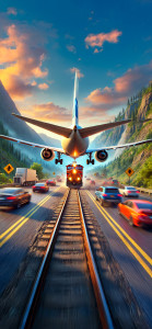 اسکرین شات 1 بازی Sling Plane 3D - Sky Crash Jet