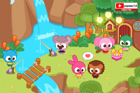 اسکرین شات 1 بازی Papo Town: Forest Friends