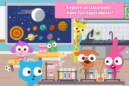 اسکرین شات 2 برنامه Papo Town: School