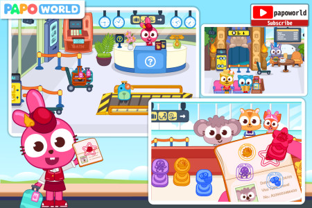 اسکرین شات 5 بازی Papo Town: Travel