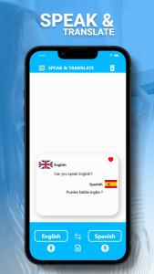 اسکرین شات 3 برنامه Speak & Translate All Language