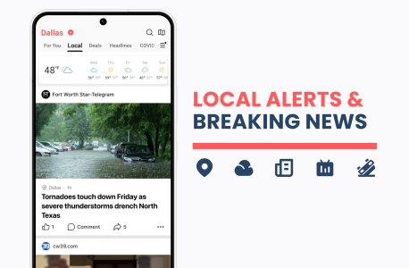 اسکرین شات 1 برنامه NewsBreak: Local News & Alerts