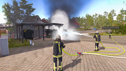 اسکرین شات 2 بازی Firefighter: Fire Truck Games