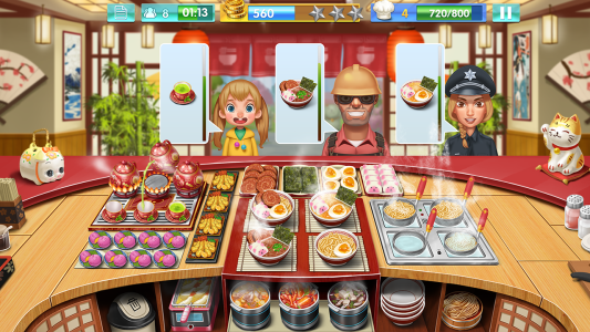 اسکرین شات 4 بازی Crazy Cooking - Star Chef
