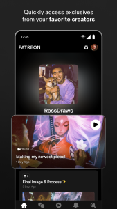 اسکرین شات 1 برنامه Patreon