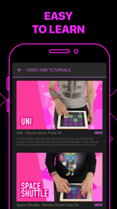 اسکرین شات 5 برنامه Electro Drum Pads 24 - Music & Beat Maker