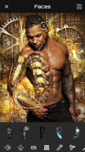 اسکرین شات 1 برنامه Cyborg Camera Photo Editor