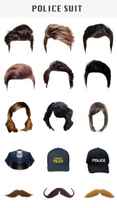اسکرین شات 4 برنامه Police Photo Editor Suit Dress