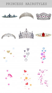 اسکرین شات 4 برنامه Princess Hairstyle Photo Edito