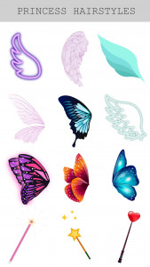 اسکرین شات 5 برنامه Princess Hairstyle Photo Edito