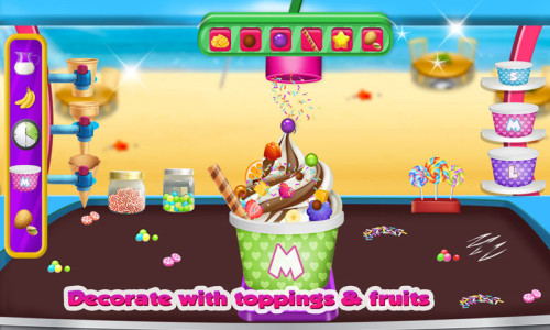 اسکرین شات 1 بازی My Beach Ice Cream Shop Game