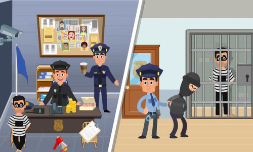 اسکرین شات 2 بازی Pretend Play My Police Officer