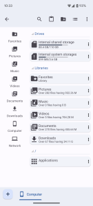 اسکرین شات 1 برنامه Computer File Explorer