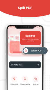 اسکرین شات 1 برنامه Split PDF, Remove PDF Pages