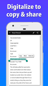 اسکرین شات 2 برنامه Text Scanner [OCR]