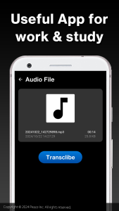 اسکرین شات 4 برنامه Transcriber - Speech to Text