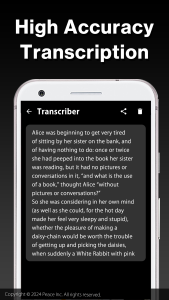 اسکرین شات 3 برنامه Transcriber - Speech to Text