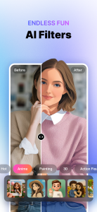 اسکرین شات 4 برنامه FlexPix AI Video & Image Maker