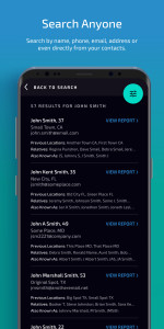 اسکرین شات 2 برنامه PeopleFinders: People Search