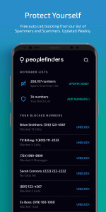 اسکرین شات 7 برنامه PeopleFinders: People Search