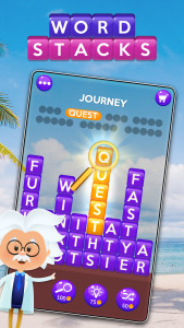 اسکرین شات 1 بازی Word Stacks