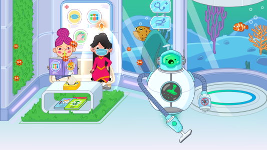 اسکرین شات 6 بازی Pepi Hospital 2: Flu Clinic