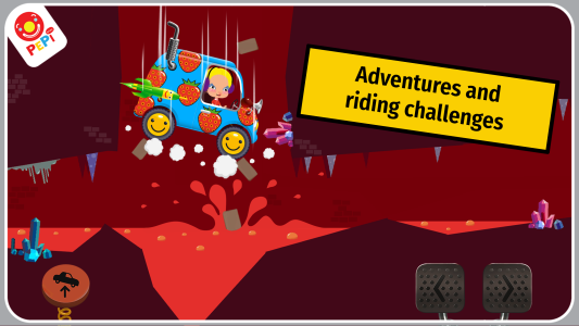 اسکرین شات 3 بازی Pepi Ride: fun car racing
