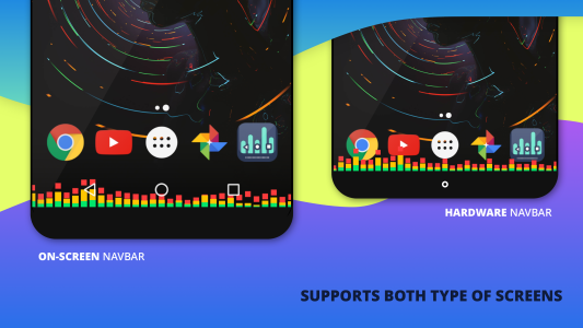 اسکرین شات 7 برنامه Muviz: Navbar Music Visualizer
