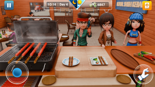 اسکرین شات 2 بازی Kebab Food Chef Simulator Game
