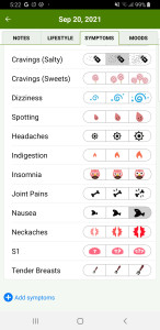 اسکرین شات 2 برنامه Period Tracker