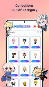 اسکرین شات 2 برنامه Live Anime Shimeji Pets