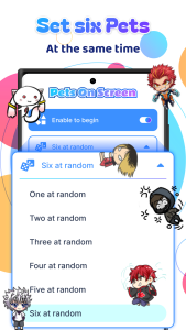 اسکرین شات 6 برنامه Live Anime Shimeji Pets