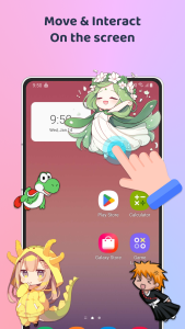 اسکرین شات 3 برنامه Live Anime Shimeji Pets