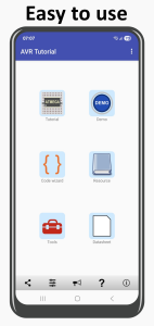 اسکرین شات 1 برنامه AVR Tutorial