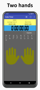 اسکرین شات 2 برنامه Cube Timer