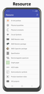 اسکرین شات 3 برنامه Electronics Toolbox
