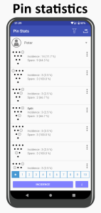 اسکرین شات 3 برنامه My Bowling Scoreboard
